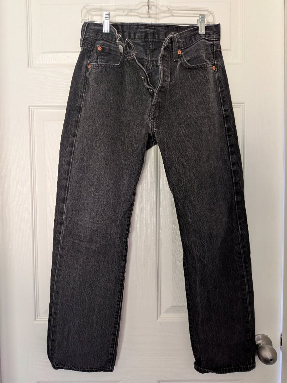 Women's Black Levis 501 30x30
